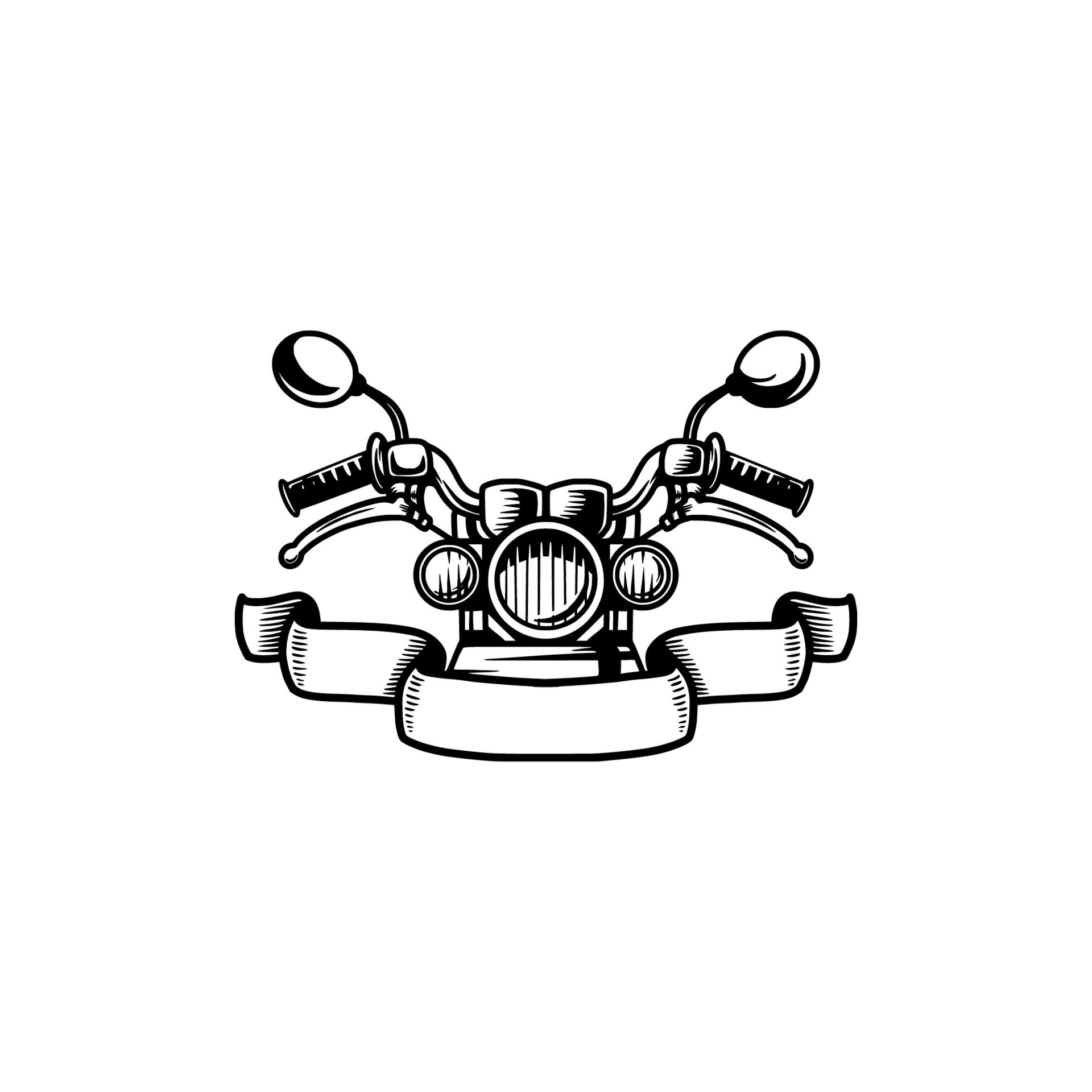 motocicleta retro ilustração vintage desenho desenhado à mão 2369722 Vetor  no Vecteezy